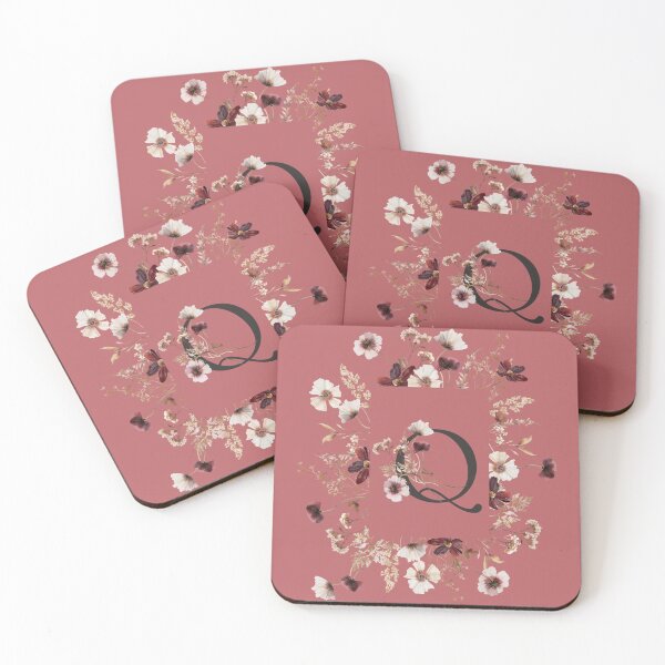 Item preview, Blooms Monogram Q designed and sold by ElenaDanilo.