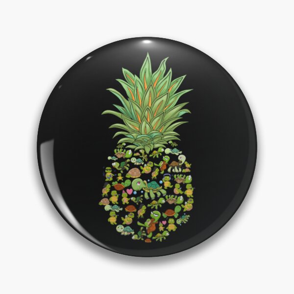 Item preview, Hawaii Pineapple Turtles animal designed and sold by ClamenTaon.