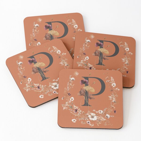 Item preview, Blooms Monogram P designed and sold by ElenaDanilo.