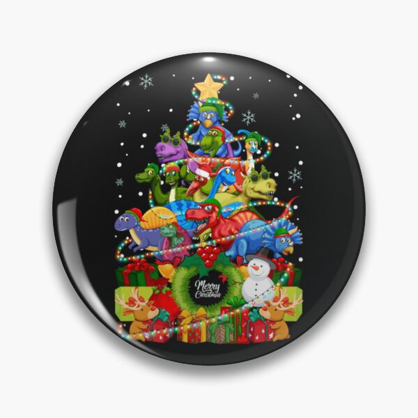 Item preview, Merry Christmas Dinosaurs Tree designed and sold by ClamenTaon.