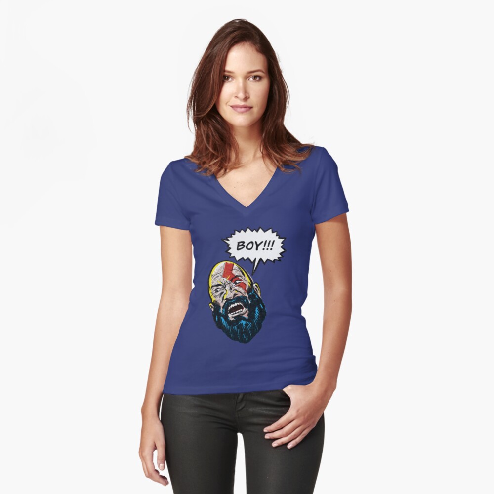 Item preview, Fitted V-Neck T-Shirt designed and sold by MarkScicluna.