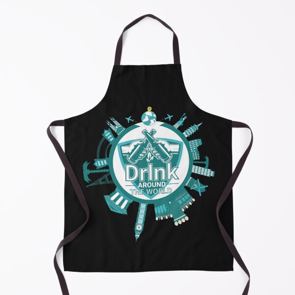 Item preview, Drinking Around the World Adult Vacation Showcase Essential T-Shirt designed and sold by PODgraphics.