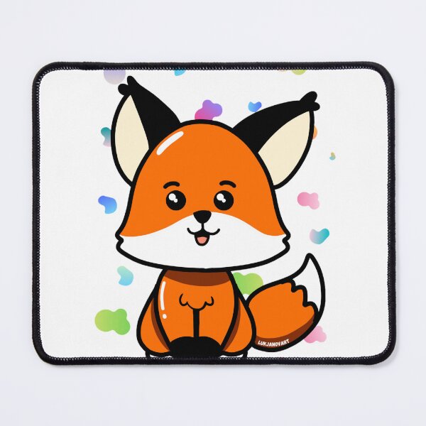 Item preview, Super cute fun adorable small baby fox cub designed and sold by LukjanovArt.