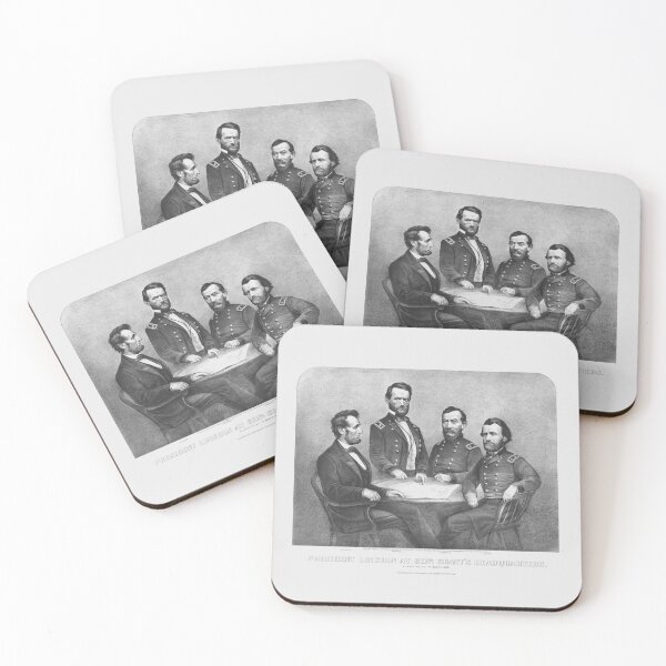 Item preview, President Lincoln At General Grant's Headquarters designed and sold by warishellstore.