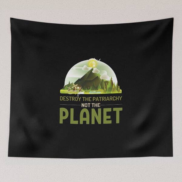 Item preview, Destroy The Patriarchy Not The planet - Vegan Feminist designed and sold by PrintaMaria.
