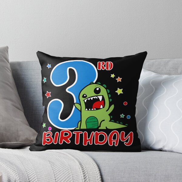 Item preview, Funny Dinosaur 3rd Birthday designed and sold by OverbeeDesigns.