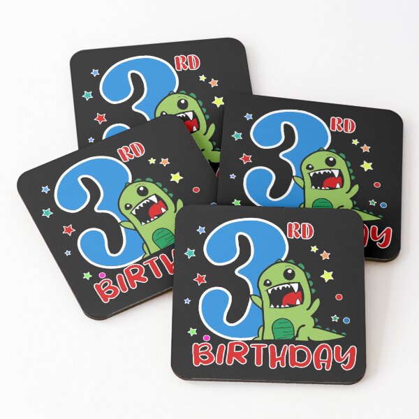 Item preview, Funny Dinosaur 3rd Birthday designed and sold by OverbeeDesigns.
