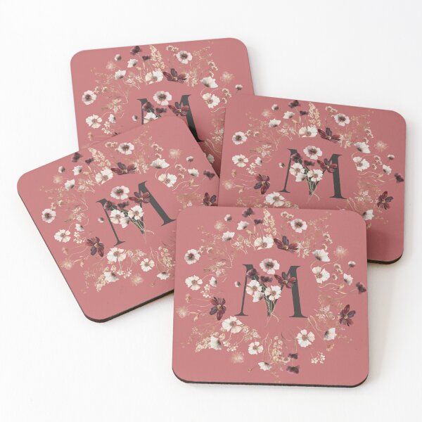 Item preview, Blooms Monogram M designed and sold by ElenaDanilo.
