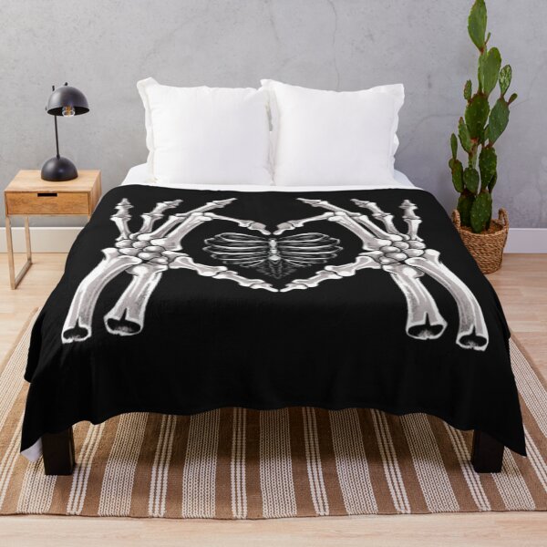 Item preview, Skeleton Ribs Hand Heart Sign designed and sold by ClamenTaon.