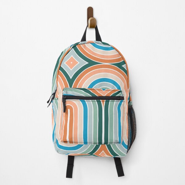 Item preview, Orange and Teal Groovy Rainbow designed and sold by Carolina Diaz.