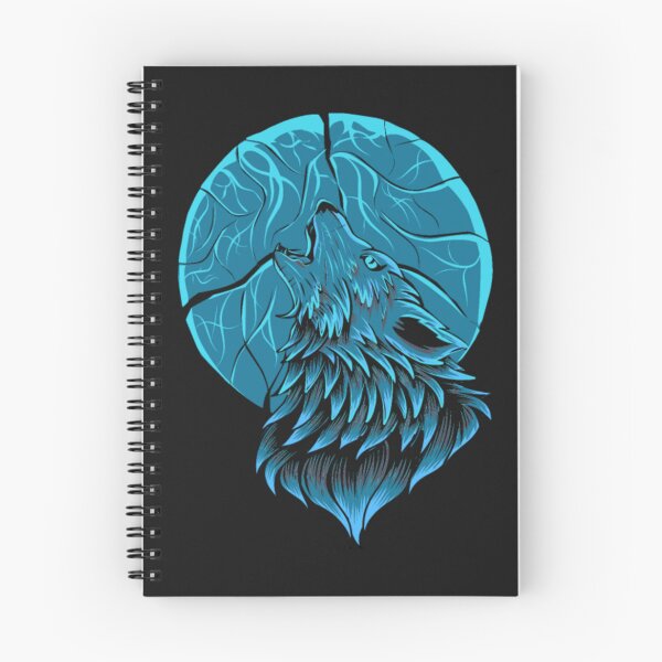 Item preview, Howling Wolf Forest Animal Moon designed and sold by ClamenTaon.