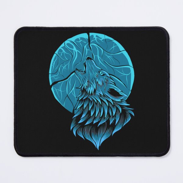 Item preview, Howling Wolf Forest Animal Moon designed and sold by ClamenTaon.