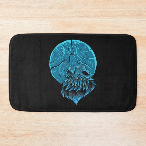 Item preview, Howling Wolf Forest Animal Moon designed and sold by ClamenTaon.
