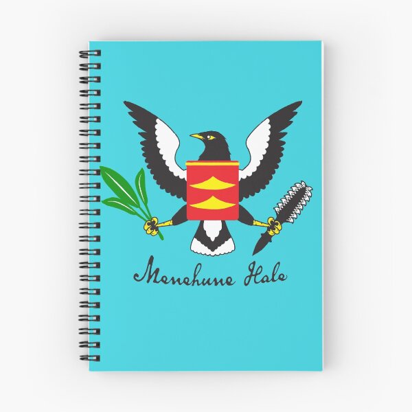 Item preview, Myna Bird Hawaiian Style Crest with Ti Leaves and Club designed and sold by MenehuneHale.