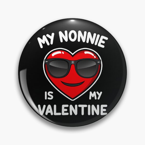 Item preview, My Nonnie Is My Valentine Heart Sunglasses Funny Valentine’s Day designed and sold by RetroStyle247.