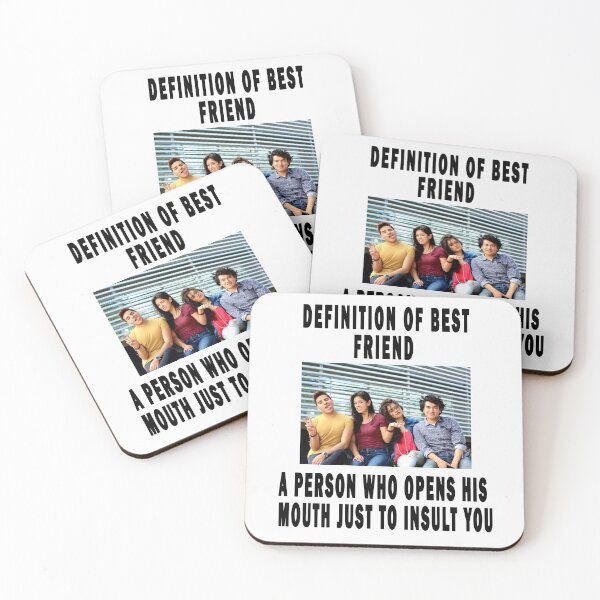 Item preview, definition of best friend a person who opens his mouth just to insult you. designed and sold by GOLDFAMILYSHOP.