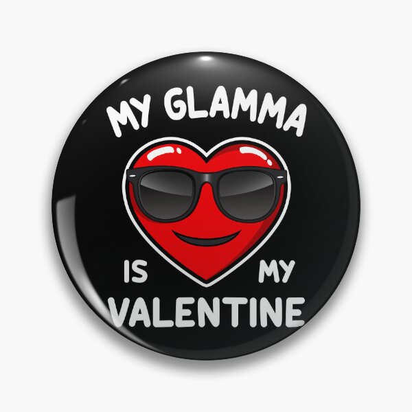 Item preview, My Glamma Is My Valentine Heart Sunglasses Funny Valentine’s Day designed and sold by RetroStyle247.