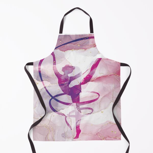 Item preview, Acrobatic Gymnastics Girl with abstract Marble background, gymnast gift designed and sold by NawalMagdy.