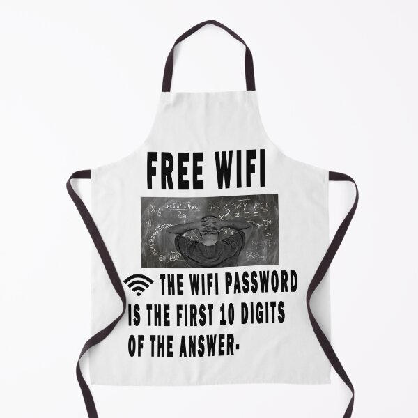 Item preview, free wifi: the wifi password is the first 10 digits of the answer. designed and sold by GOLDFAMILYSHOP.