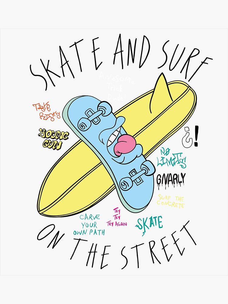 "Skate And Surf On The Street,Board,Bodyboarding,Surfer,Surfing