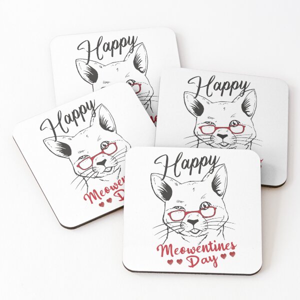 Item preview, Happy Meowentines Day Cute Cat Lovers Valentine's Day   designed and sold by pedrored369.