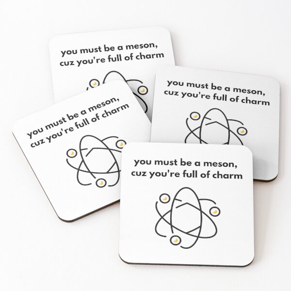 Item preview, Full of Charm | Physics Valentine Joke designed and sold by Sci-Ninja-Blog.