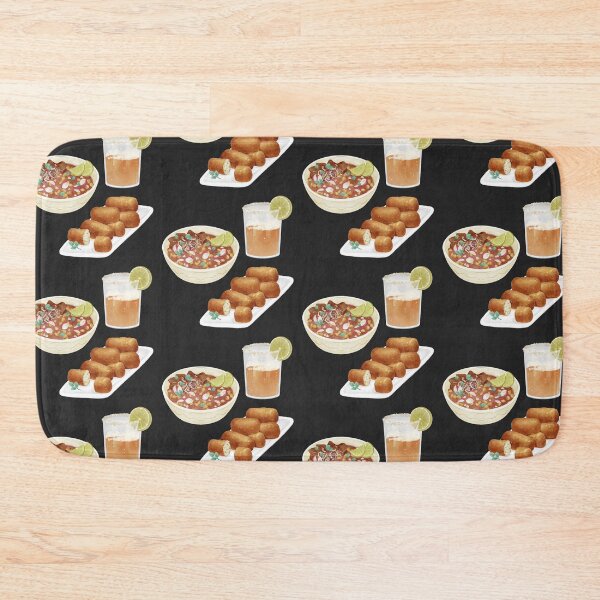 Item preview, Assorted Mexican Food - Pozole, Croquetas and Michelada designed and sold by Alicia Chee.