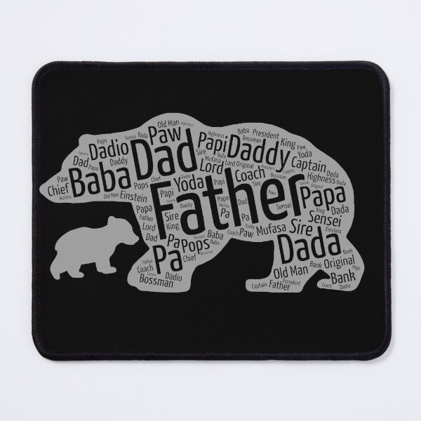 Item preview, Funny father dad nickname word cloud bear designed and sold by Kudos5678.