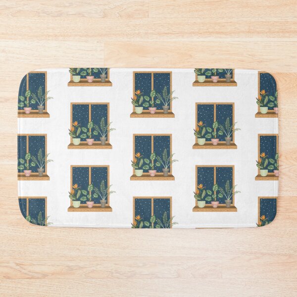 Item preview, Flower windows night designed and sold by Wildflowerinc.