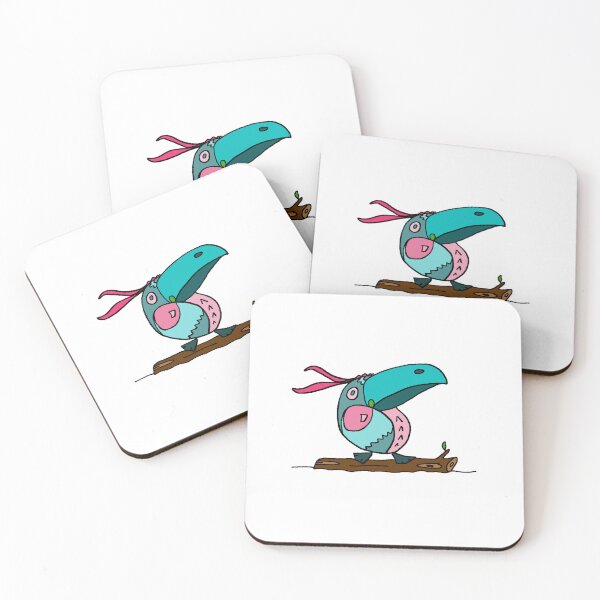 Item preview, Rainforest bird colorful cartoon designed and sold by Alec Buchan.