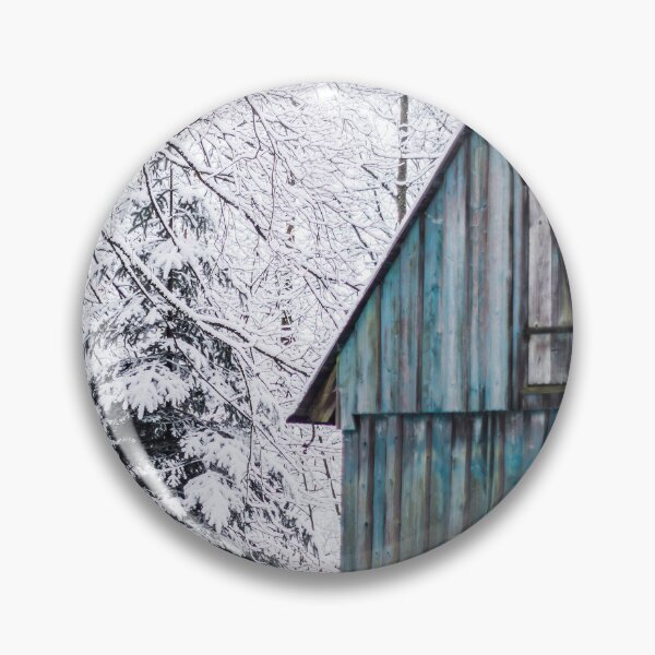 Item preview, Shed in the snowy forest designed and sold by AlfabetDesign.