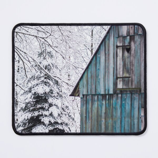 Item preview, Shed in the snowy forest designed and sold by AlfabetDesign.