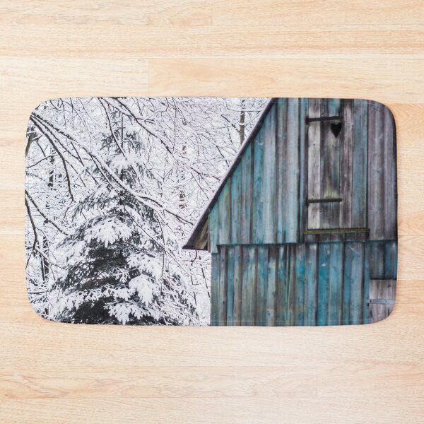 Item preview, Shed in the snowy forest designed and sold by AlfabetDesign.
