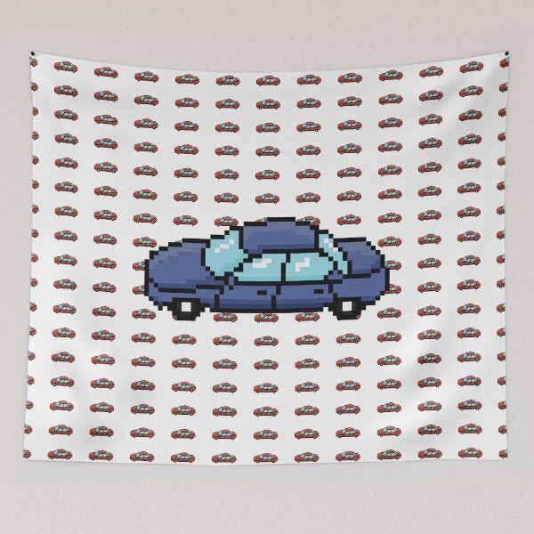 Item preview, BLUE CAR & RED CARS designed and sold by Character Assassination.