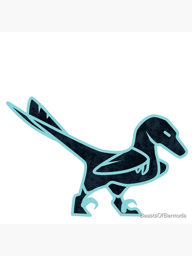 Cute Deinonychus Art Board Print for Sale by saradrawspaleo