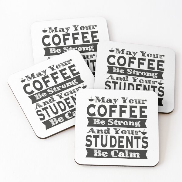 Artikelvorschau, Möge Ihr Kaffee stark und Ihre Schüler ruhig sein entworfen und verkauft von MqHStore.