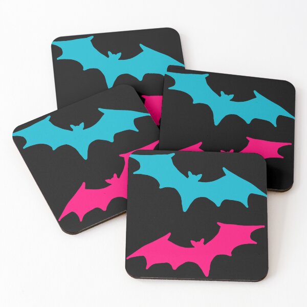 Item preview, Pink and blue bats, designed and sold by DemonicGloom.