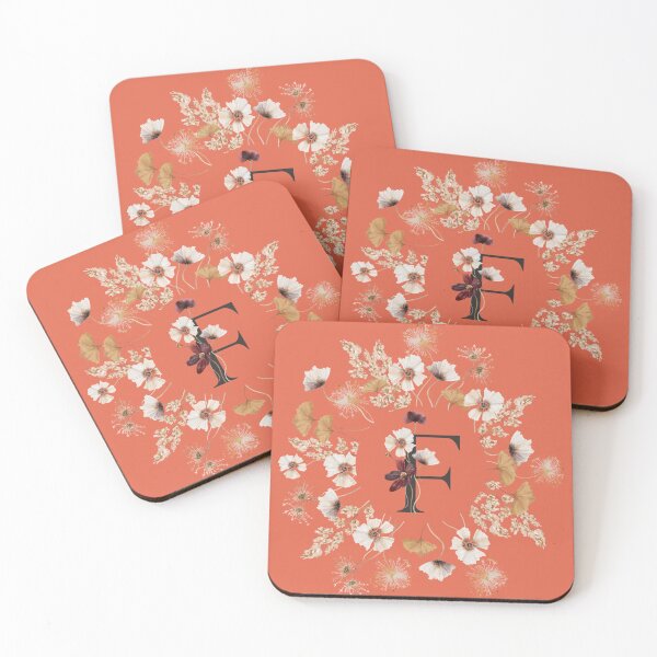 Item preview, Blooms Monogram F designed and sold by ElenaDanilo.