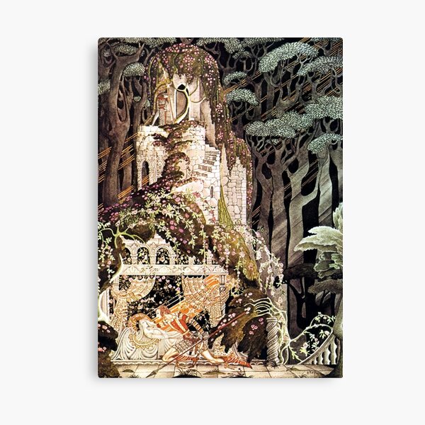 Item preview, Rosebud - Sleeping Beauty - Kay Nielsen designed and sold by forgottenbeauty.