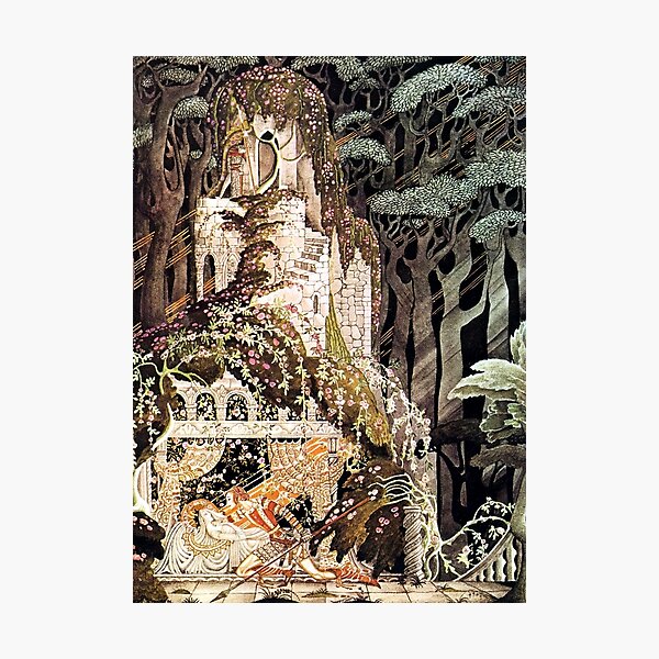 Item preview, Rosebud - Sleeping Beauty - Kay Nielsen designed and sold by forgottenbeauty.
