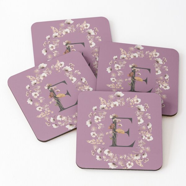 Item preview, Blooms Monogram E designed and sold by ElenaDanilo.