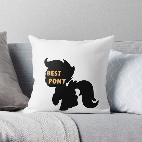 pony skin pillows