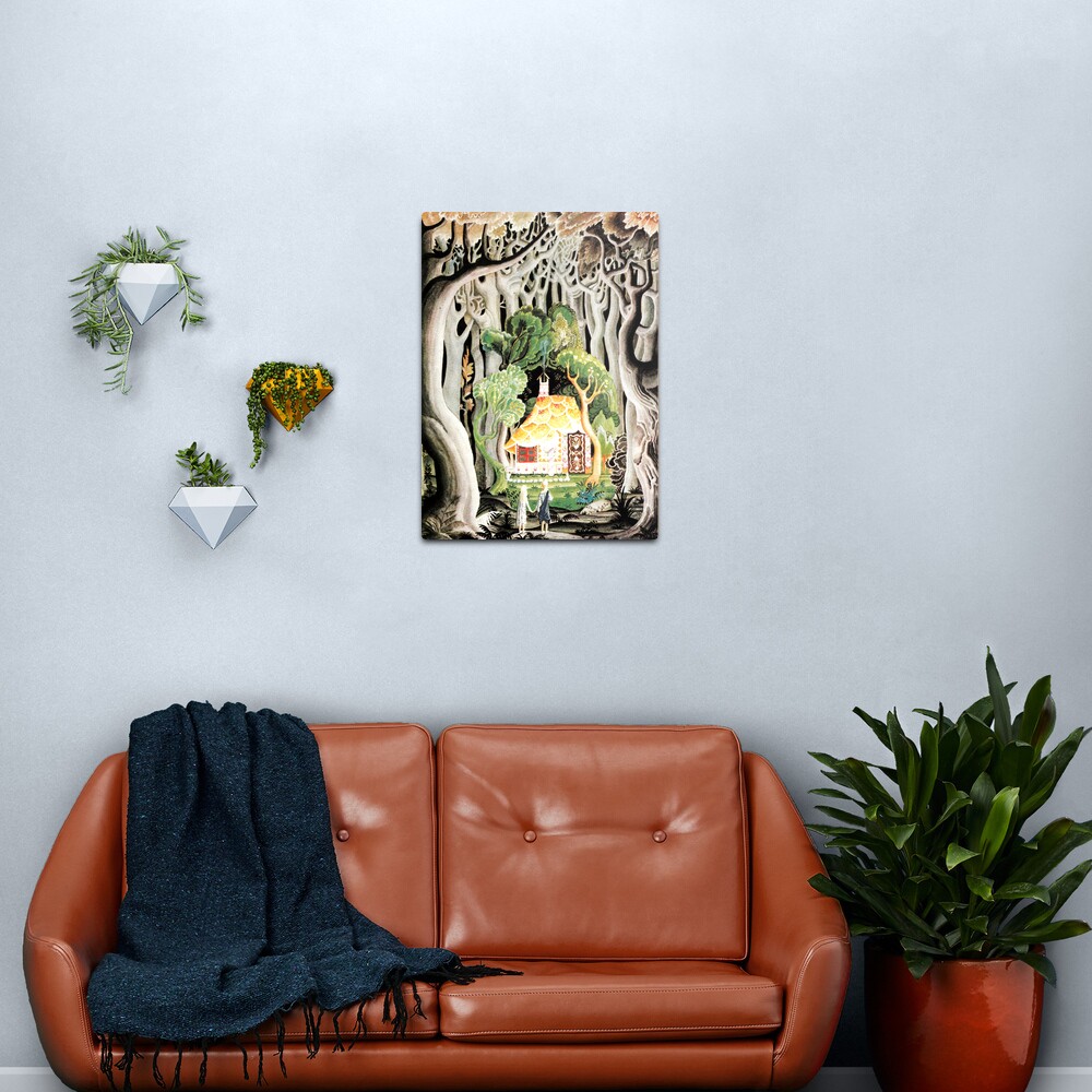 Hansel and Gretel - Kay Nielsen Metal Print