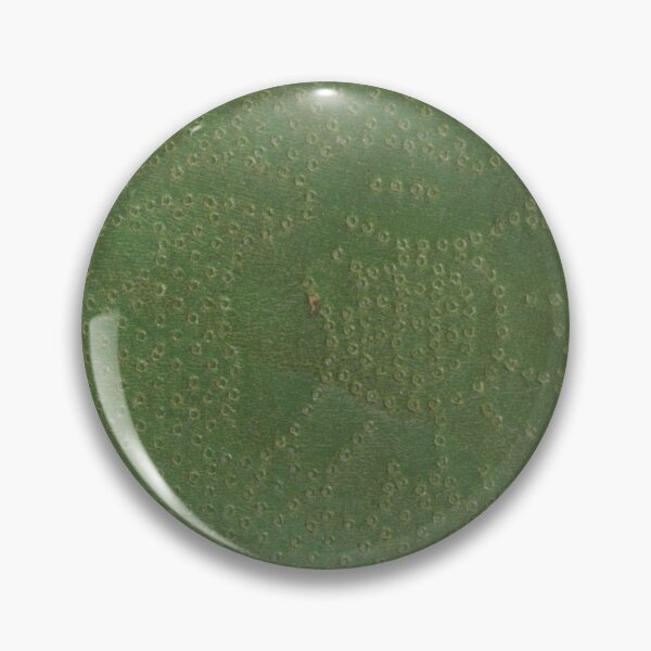 Item preview, Stippled Green Flower on Worn Leather designed and sold by CatbellyDesigns.