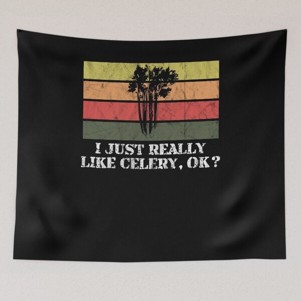 Item preview, I Just Really Like Celery OK Funny Veggie Lover designed and sold by Dressed For  Duty.