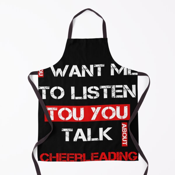 Item preview, If You Want Me To Listen Talk About Cheerleading designed and sold by rachidhaz.