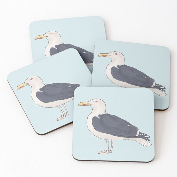Item preview, Great Black-backed Gull bird species art designed and sold by TheWaterBirds.