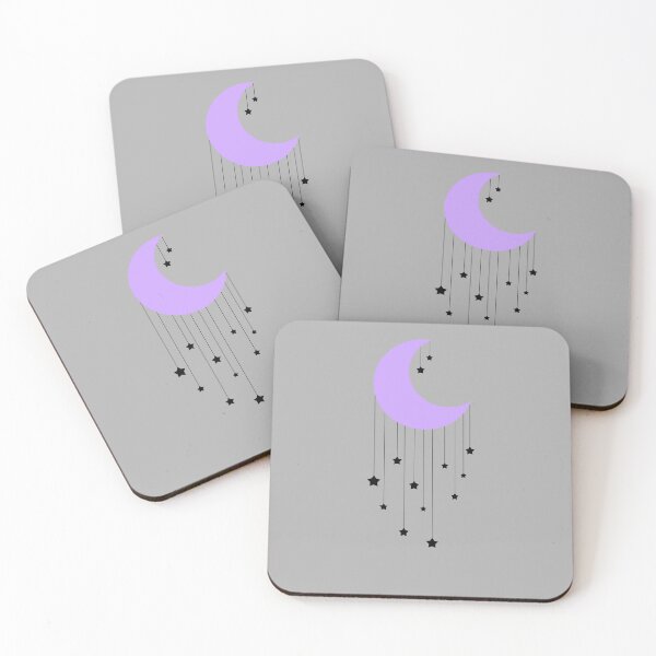 Item preview, Stars on Strings - Purple & Black designed and sold by TheeForestFox Shop.