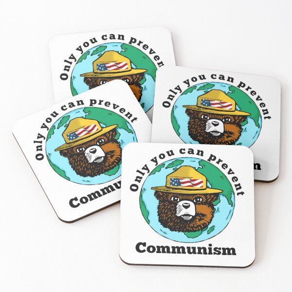 Item preview, Only you can prevent Communism Flag American Flag Earth Globe designed and sold by SGNorton.