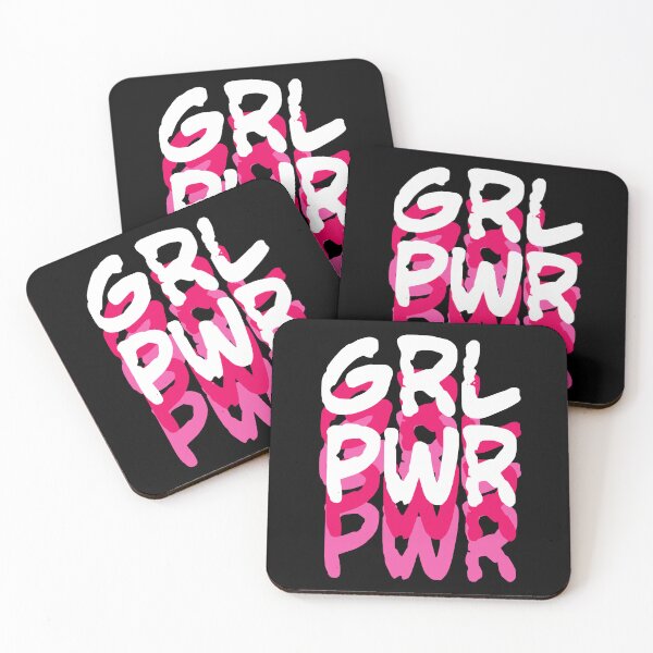 Item preview, Grl Pwr Girl Power Feminist Quote Punk Girl designed and sold by sillyquestions.
